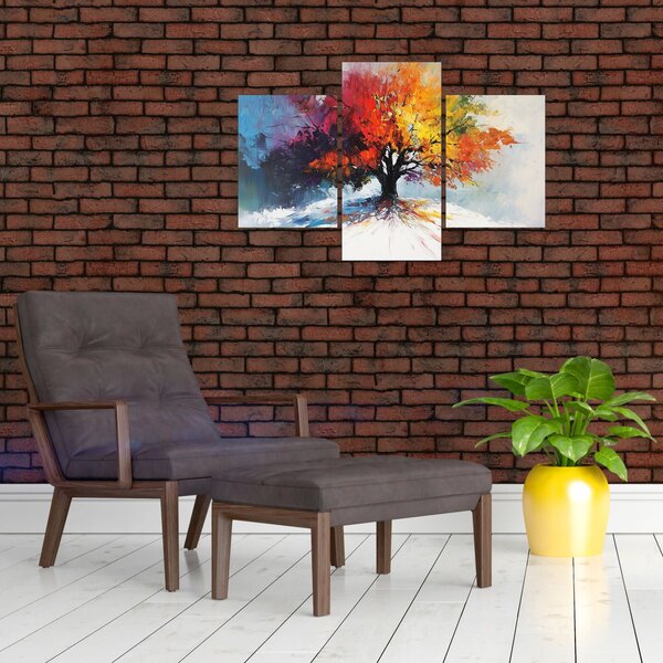 Slika - Šareno drvo (90x60 cm)