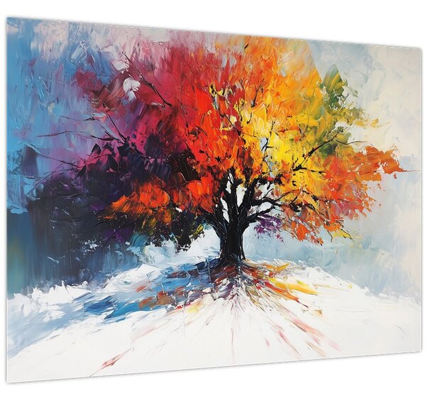Slika - Šareno drvo (70x50 cm)