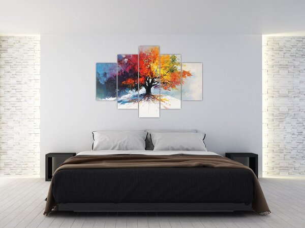 Slika - Šareno drvo (150x105 cm)