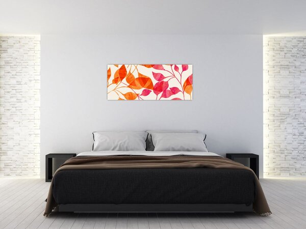 Slika - Narančasto lišće (120x50 cm)