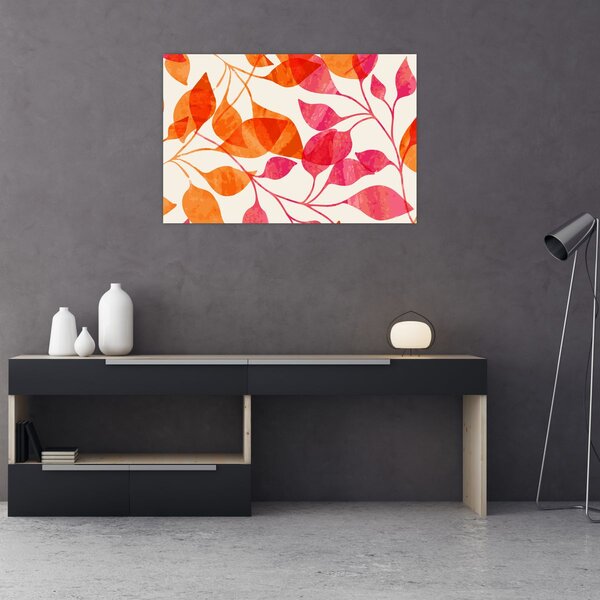 Slika - Narančasto lišće (90x60 cm)