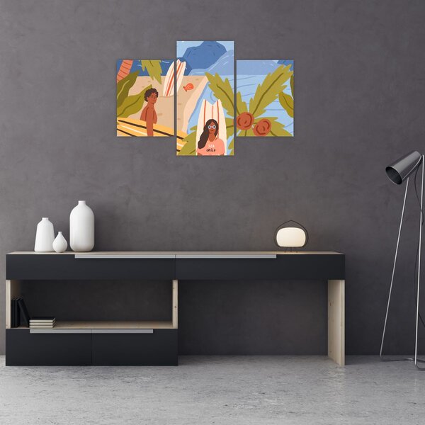 Slika - Uživaj u životu (90x60 cm)