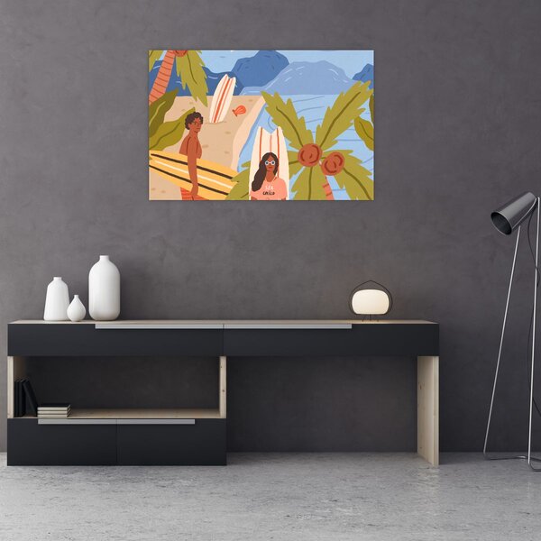 Slika - Uživaj u životu (90x60 cm)