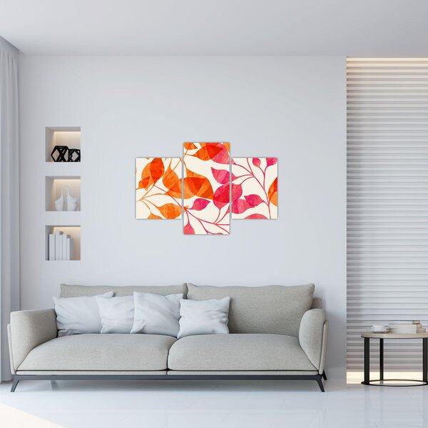 Slika - Narančasto lišće (90x60 cm)