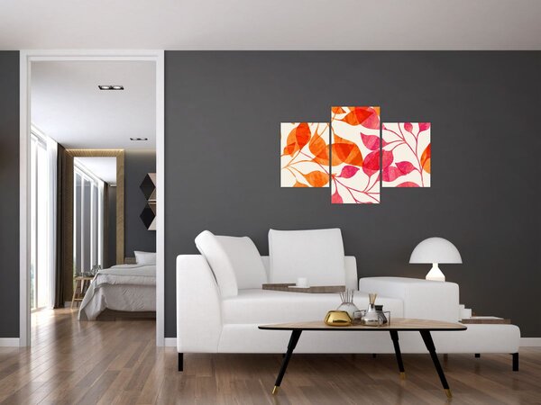 Slika - Narančasto lišće (90x60 cm)