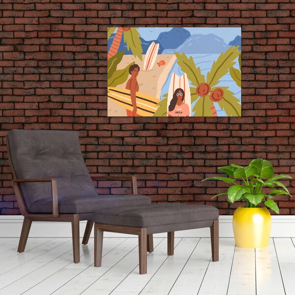 Slika - Uživaj u životu (90x60 cm)