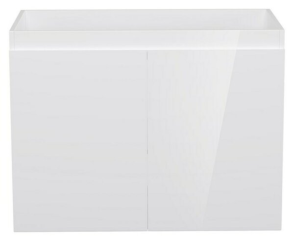 Camargue Espacio Kupaonski ormarić za ugradbeni umivaonik (80 x 46 x 60 cm, 2 vrata, Gama bijela sjaj)