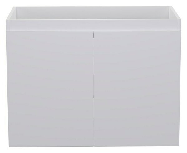 Camargue Espacio Kupaonski ormarić za ugradbeni umivaonik (80 x 46 x 60 cm, 2 vrata, Gama bijela mat)