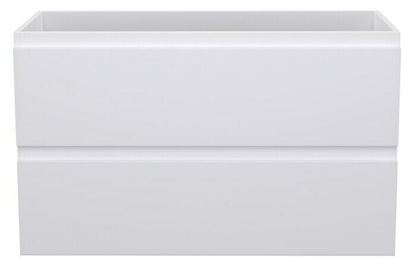 Camargue Espacio Kupaonski ormarić za ugradbeni umivaonik (100 x 46 x 60 cm, 2 ladice, Gama bijela mat)