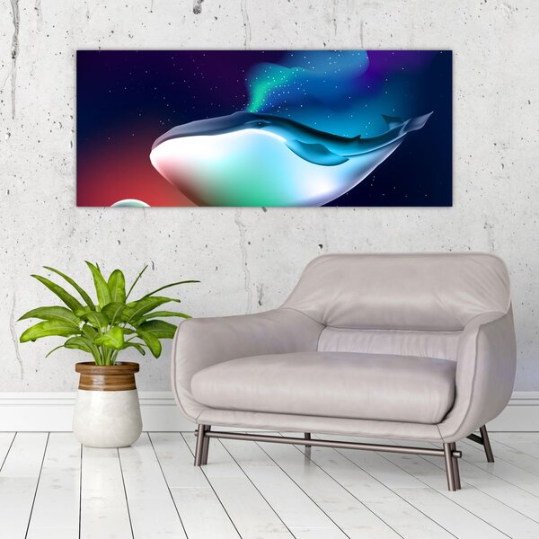 Slika - Kit u svemiru (120x50 cm)