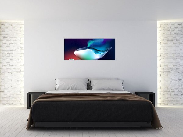 Slika - Kit u svemiru (120x50 cm)