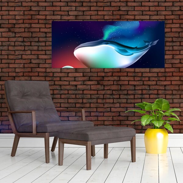 Slika - Kit u svemiru (120x50 cm)