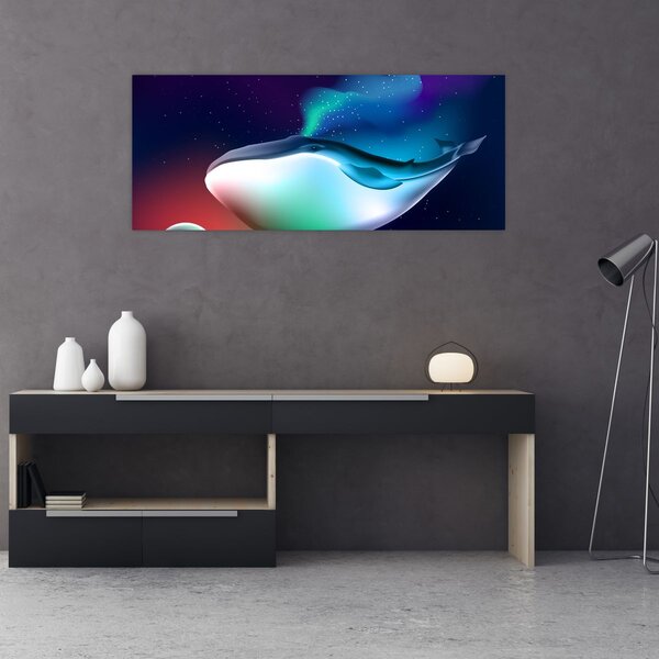 Slika - Kit u svemiru (120x50 cm)