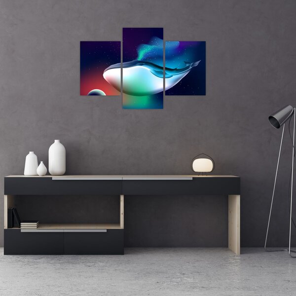 Slika - Kit u svemiru (90x60 cm)