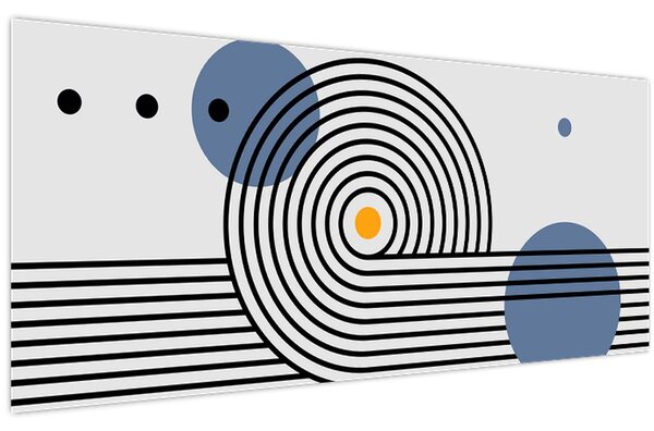 Slika - Minimalistička apstrakcija N⁰1 (120x50 cm)
