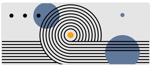 Slika - Minimalistička apstrakcija N⁰1 (120x50 cm)