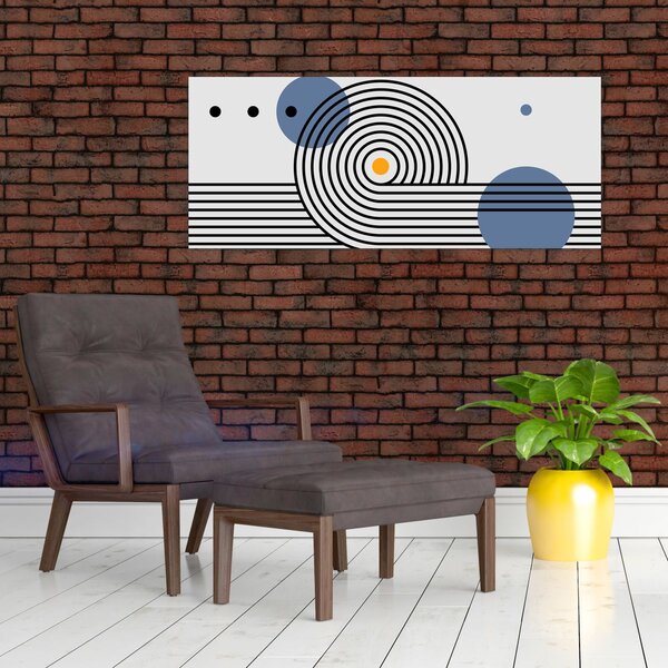 Slika - Minimalistička apstrakcija N⁰1 (120x50 cm)