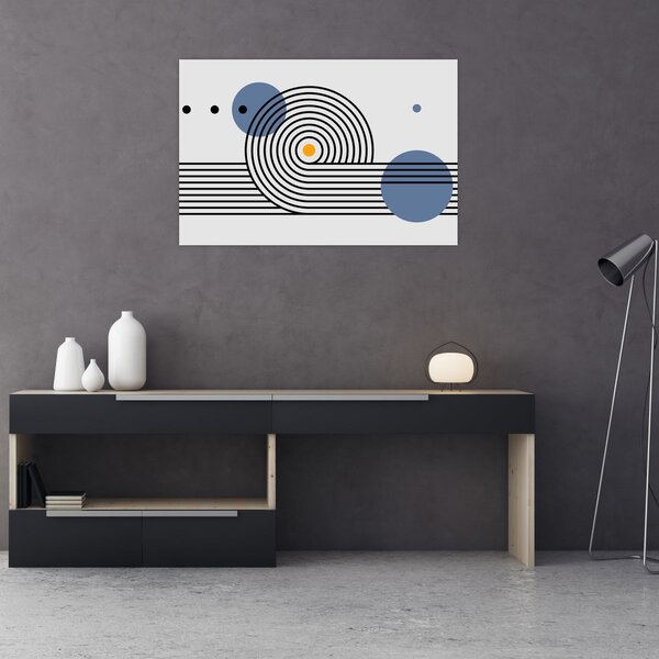 Slika - Minimalistička apstrakcija N⁰1 (90x60 cm)