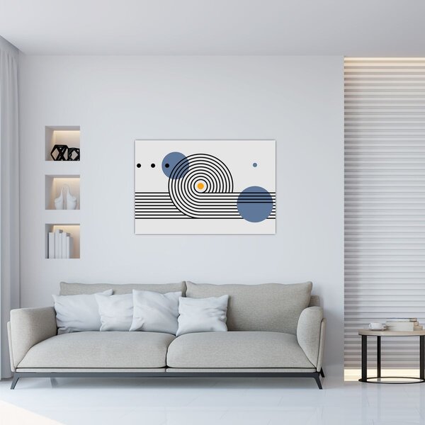 Slika - Minimalistička apstrakcija N⁰1 (90x60 cm)
