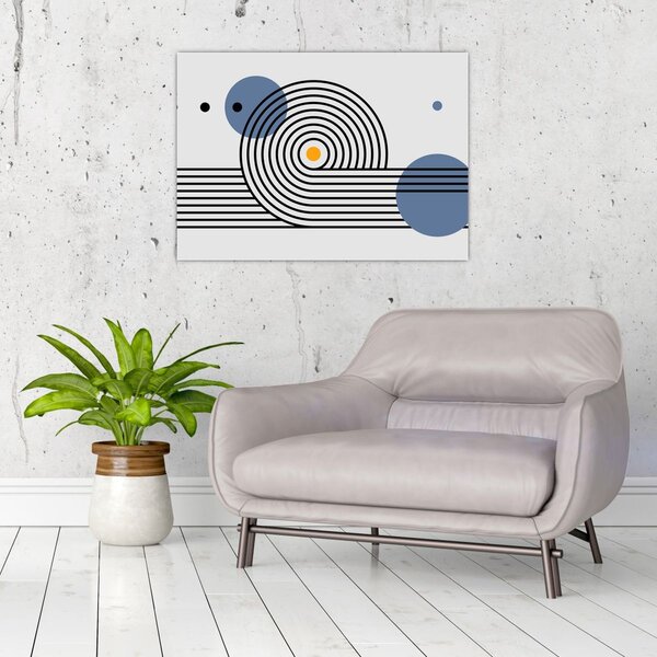 Slika - Minimalistička apstrakcija N⁰1 (70x50 cm)