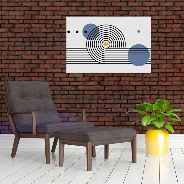 Slika - Minimalistička apstrakcija N⁰1 (90x60 cm)