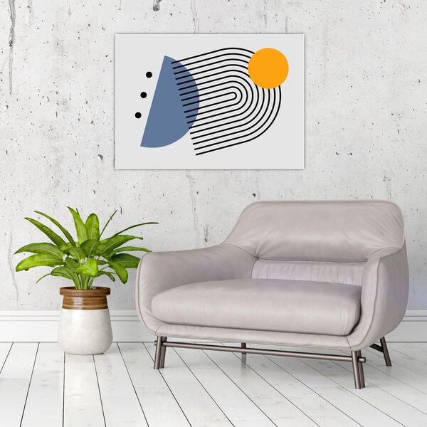 Slika - Minimalistička apstrakcija N⁰2 (70x50 cm)