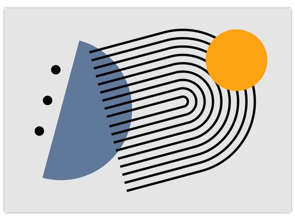 Slika - Minimalistička apstrakcija N⁰2 (70x50 cm)