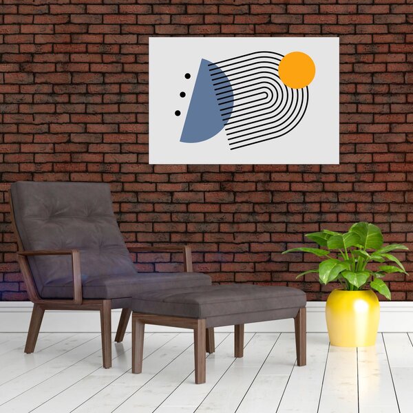 Slika - Minimalistička apstrakcija N⁰2 (90x60 cm)