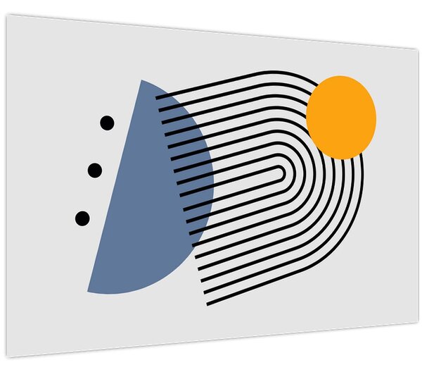 Slika - Minimalistička apstrakcija N⁰2 (90x60 cm)