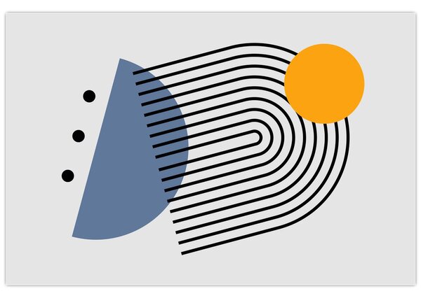 Slika - Minimalistička apstrakcija N⁰2 (90x60 cm)