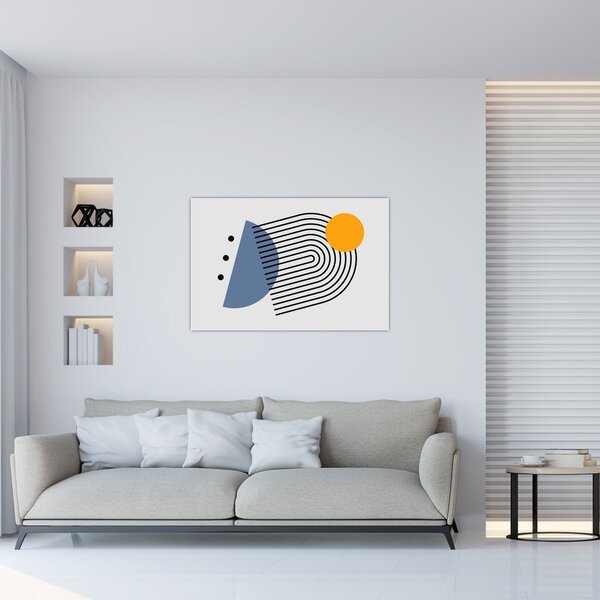 Slika - Minimalistička apstrakcija N⁰2 (90x60 cm)