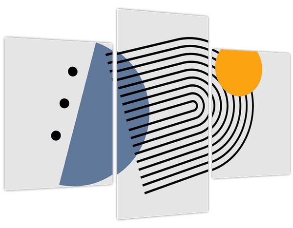Slika - Minimalistička apstrakcija N⁰2 (90x60 cm)
