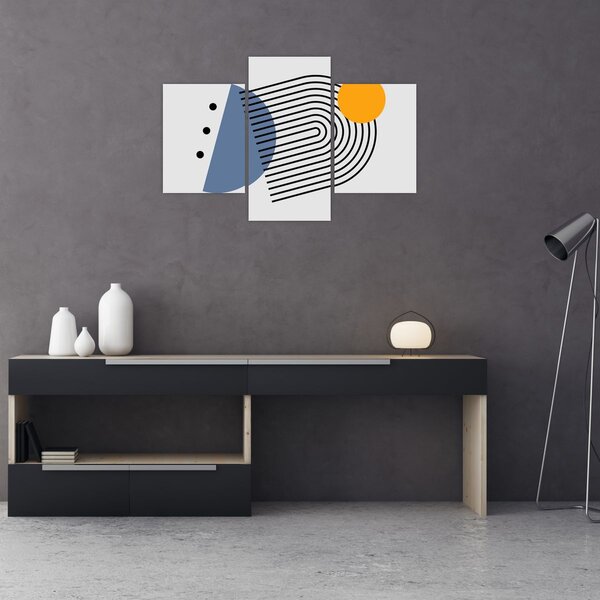 Slika - Minimalistička apstrakcija N⁰2 (90x60 cm)