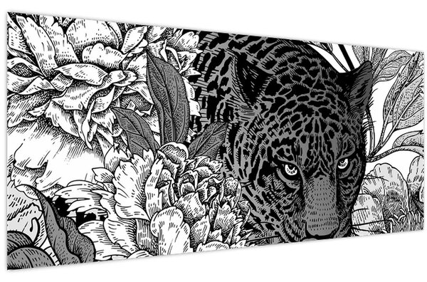 Slika - Egzotični vrt (120x50 cm)