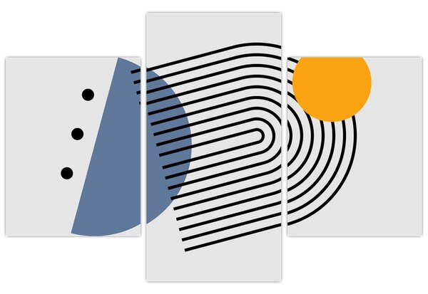 Slika - Minimalistička apstrakcija N⁰2 (90x60 cm)