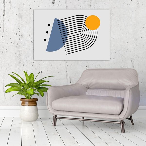 Slika - Minimalistička apstrakcija N⁰2 (90x60 cm)