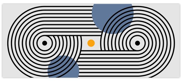 Slika - Minimalistička apstrakcija N⁰3 (120x50 cm)