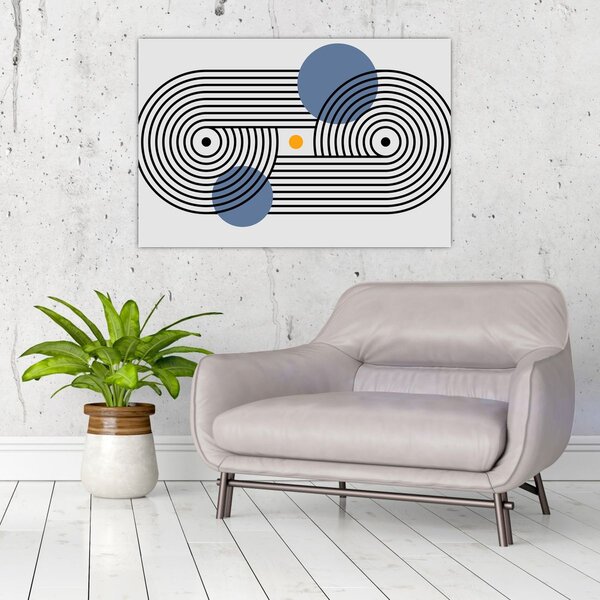 Slika - Minimalistička apstrakcija N⁰3 (90x60 cm)