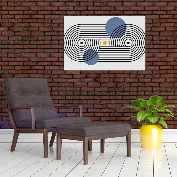 Slika - Minimalistička apstrakcija N⁰3 (90x60 cm)