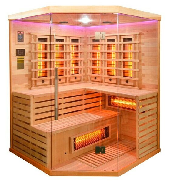 Sanotechnik Infracrvena sauna Deluxe (D x Š x V: 150 x 150 x 200 cm, 8 infracrvenih grijača)