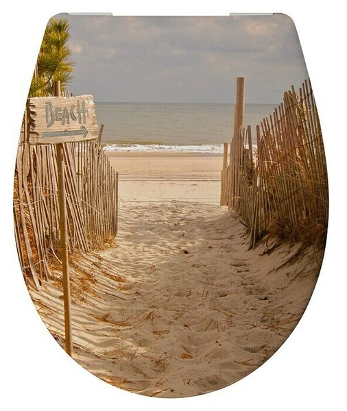 Poseidon WC daska Playa (Samospuštajuća, Duroplast, Bež-smeđe boje)