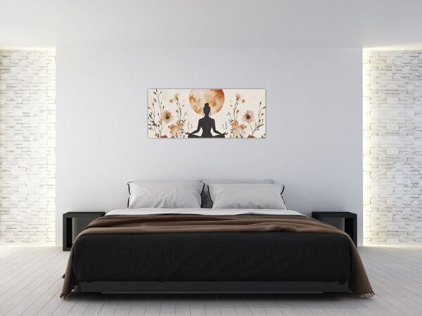 Slika - Narančasta joga (120x50 cm)