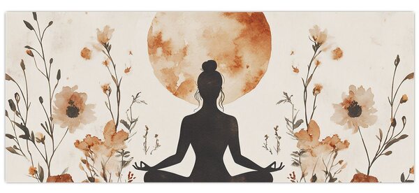 Slika - Narančasta joga (120x50 cm)