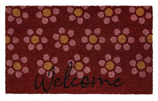Otirač "Welcome" (Boja: Crvena, D x Š: 75 x 45 cm)