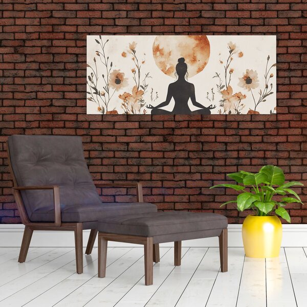 Slika - Narančasta joga (120x50 cm)