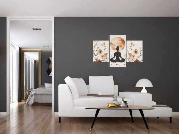Slika - Narančasta joga (90x60 cm)