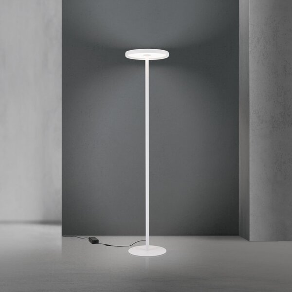 ORION KANT LED podna lampa, bijela, visina 185 cm, CCT, prigušivač, gore/dolje, prigušiva, Bijela, Dnevni boravak/blagovaonica, Stanite zračeći prema dolje
