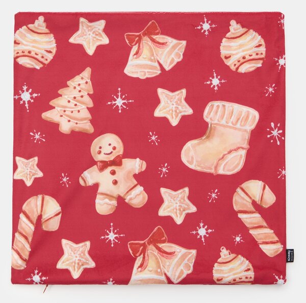 Sinsay - Božićna ukrasna jastučnica s uzorkom medenjaka