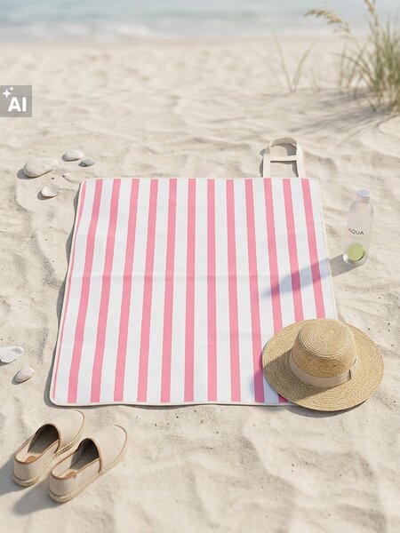 Sinsay - Sklopiva plažna prostirka s prugama