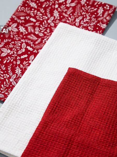 Sinsay - Kuhinjske krpe s božićnim motivom 3 pack